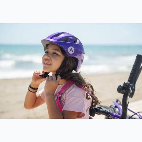Kinderfahrradhelm ATTABO K200 lila