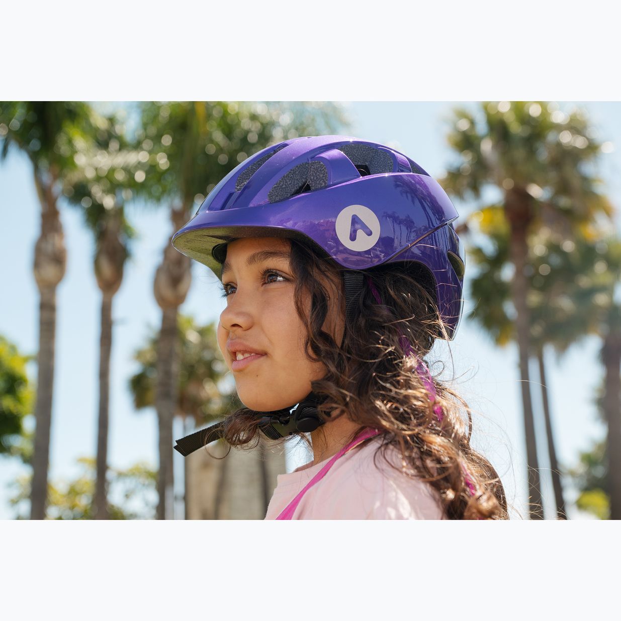 Kinderfahrradhelm ATTABO K200 lila 2